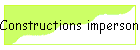 Constructions impersonnelles