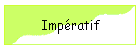 Impératif